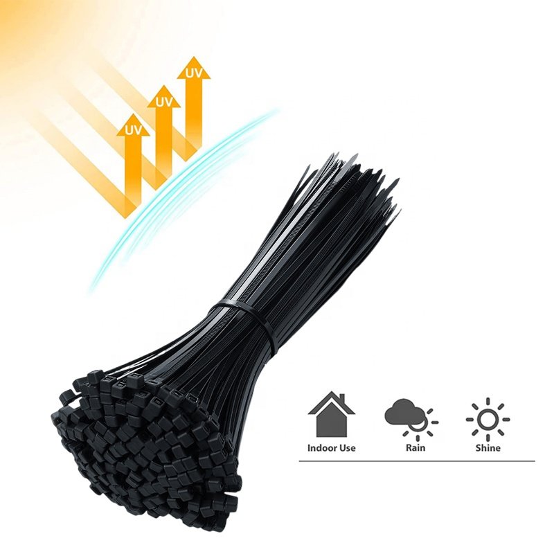 380mm 200mm 250mm 300mm 350mm 400mm OEM factory Nylon 66 Zip plastic cable tie nylon cable ti