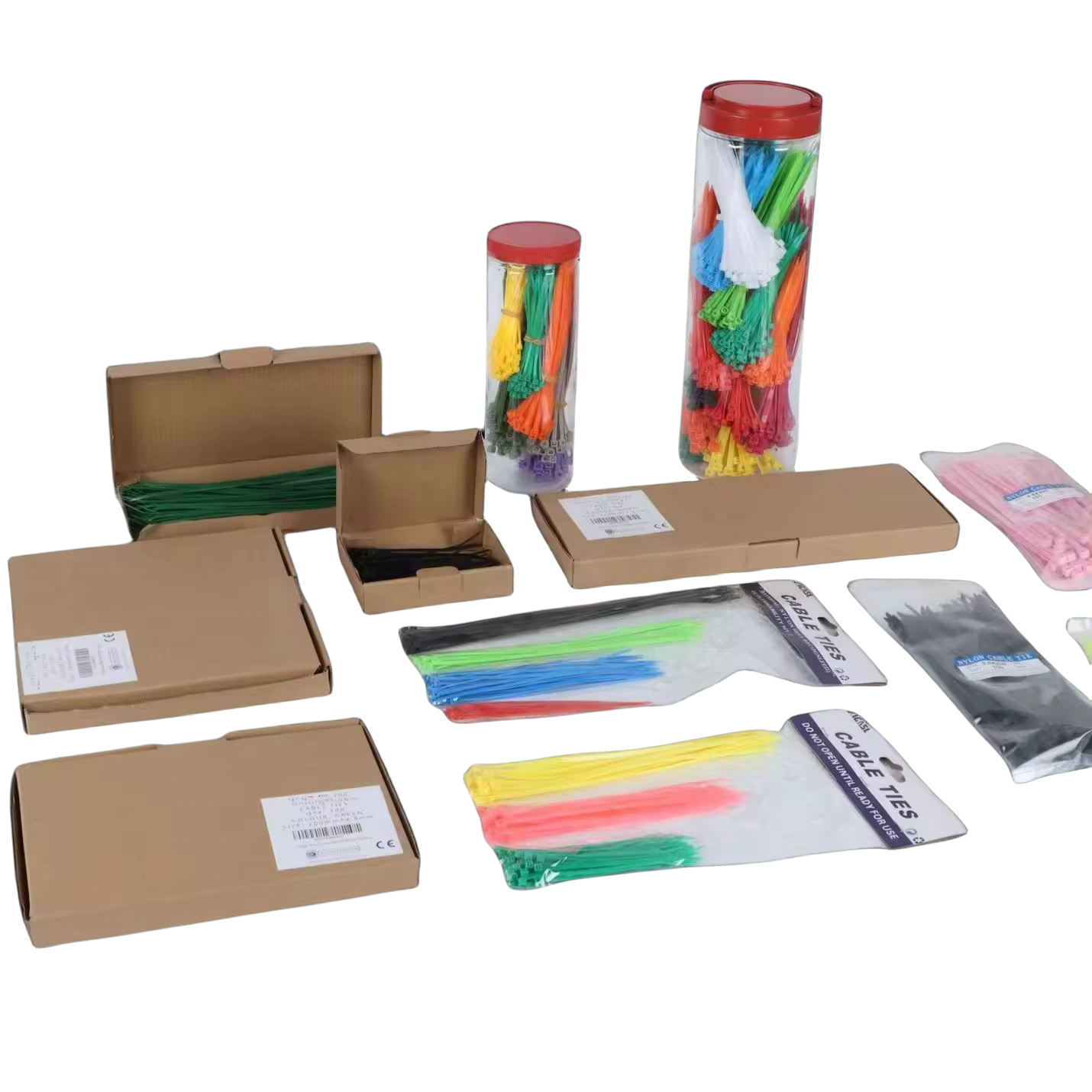 380mm 200mm 250mm 300mm 350mm 400mm OEM factory Nylon 66 Zip plastic cable tie nylon cable ti