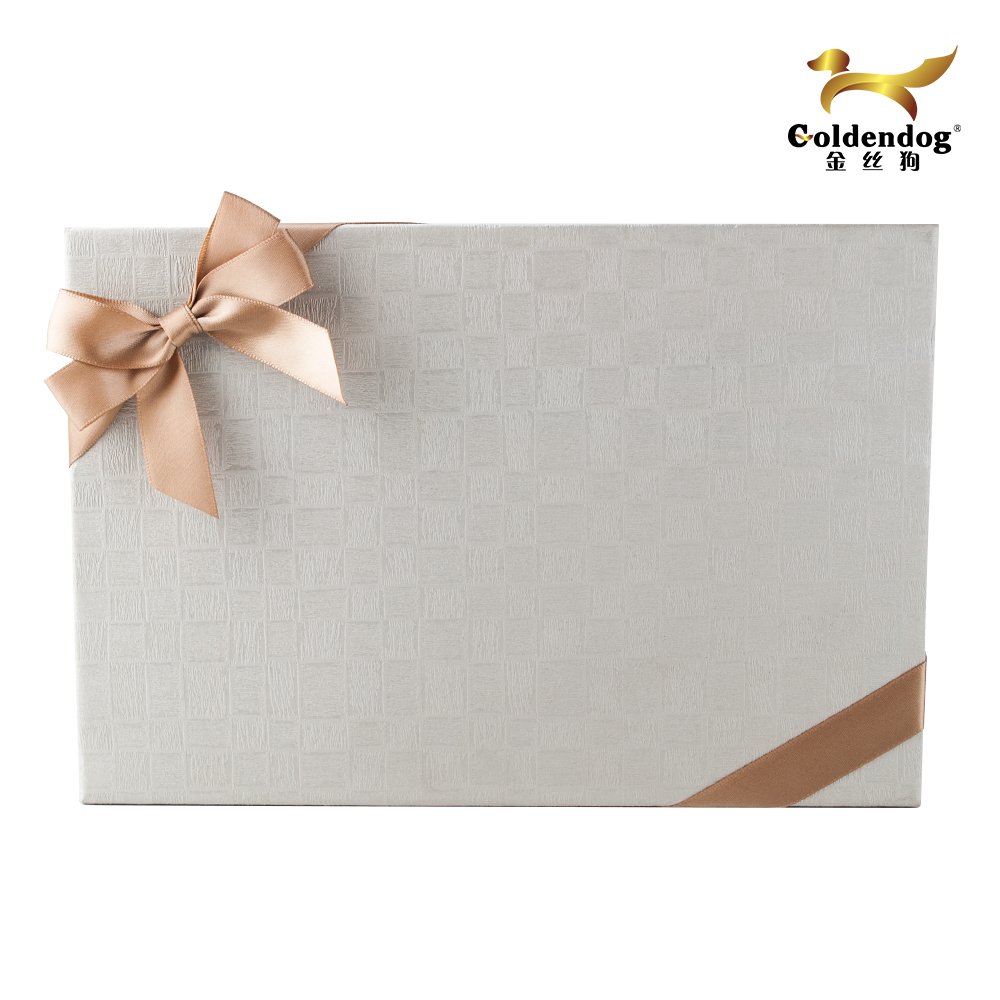 196 Solid Colors Or Custom Logo Printed Adjustable Pre-tied Satin Ribbon Bow with Elastic Loop for Gift Box