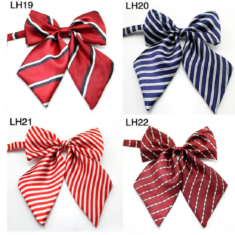 Factory Wholesale Direct Sale Fashion Bowtie Wedding Wine Red Silk Bowties Wholesale Solid Mens Polyester Bow Ties