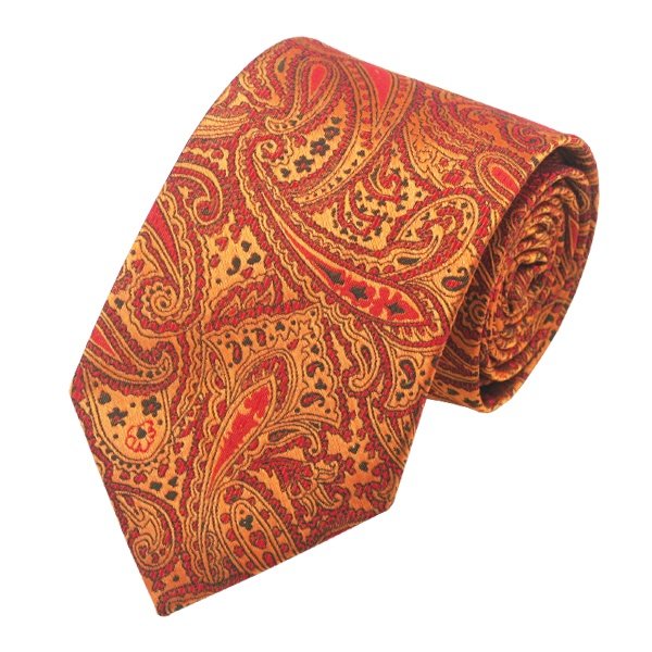 Wholesale cheap school mens custom design luxury paisley neckties polyester ties tie