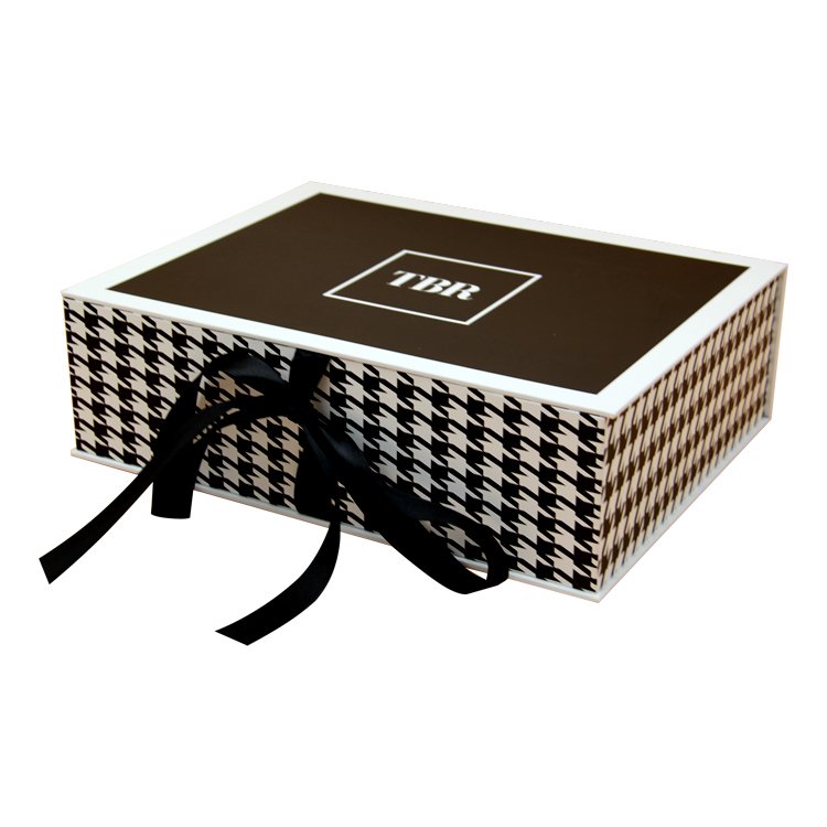 custom packaging box printing paperboard packaging magnet closure high quality luxury foldable gift box with ribbon