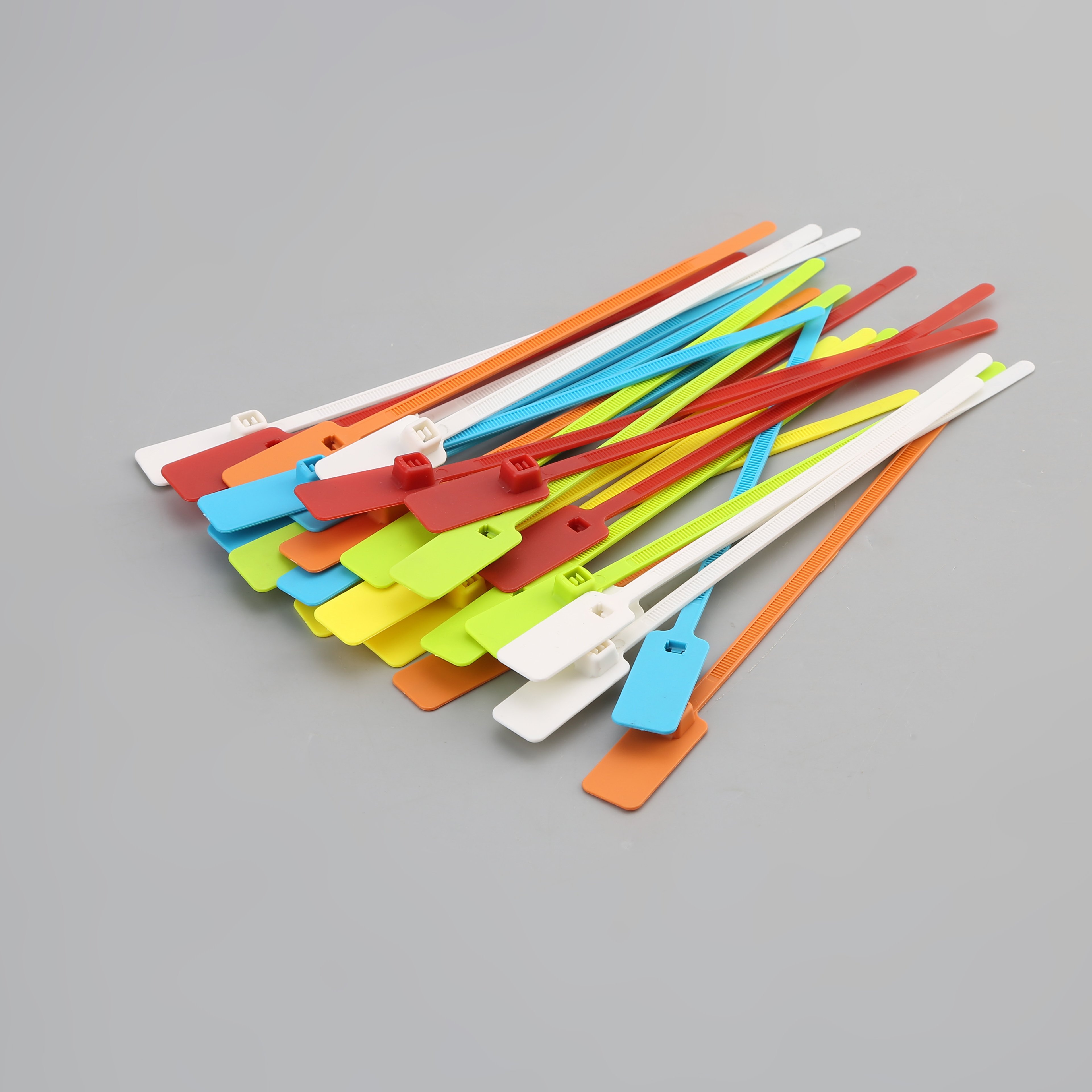 High Quality nylon Identification Marker Cable ties 5*150mm with Printing Logo 16*26 length marker tag cable ties