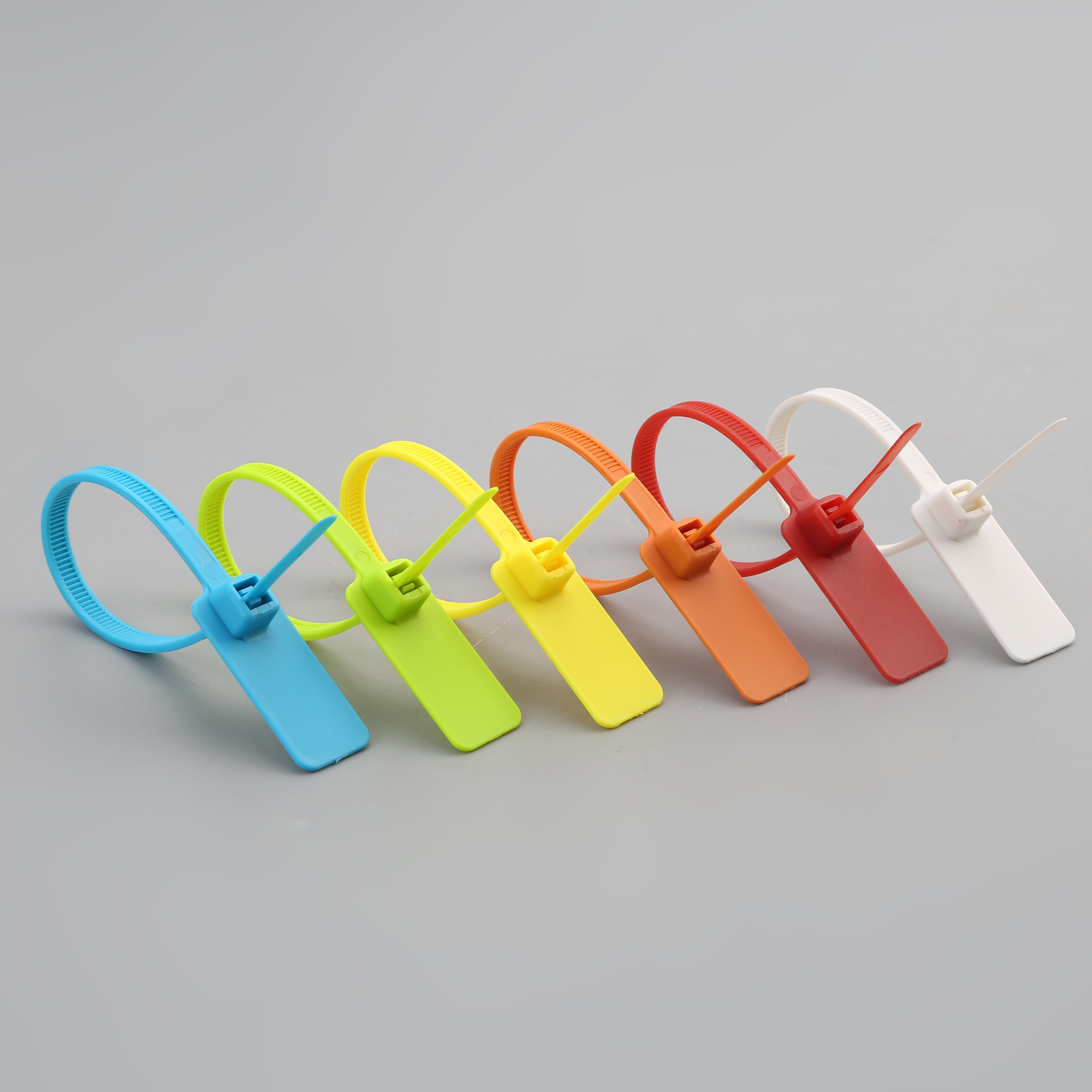High Quality nylon Identification Marker Cable ties 5*150mm with Printing Logo 16*26 length marker tag cable ties