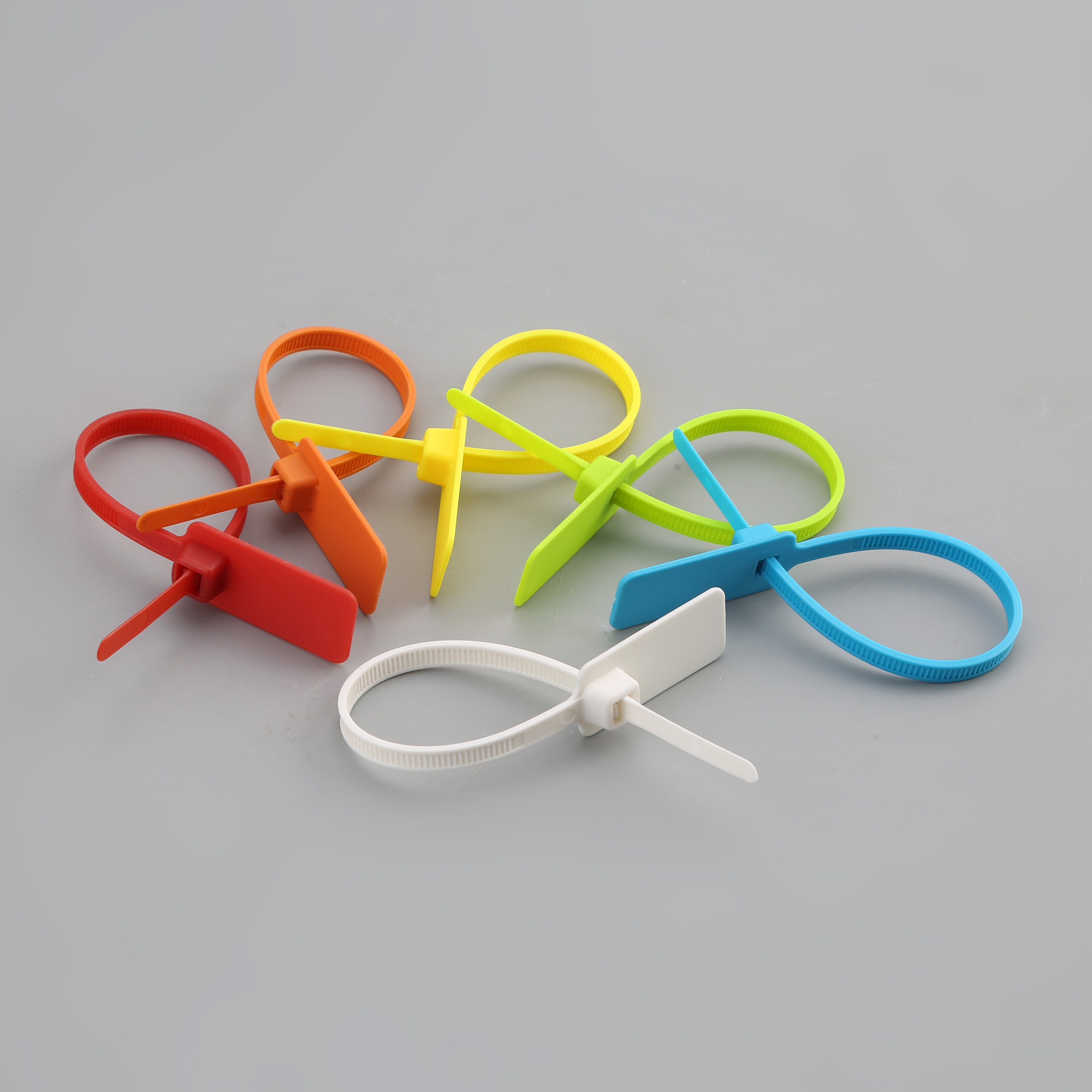 High Quality nylon Identification Marker Cable ties 5*150mm with Printing Logo 16*26 length marker tag cable ties