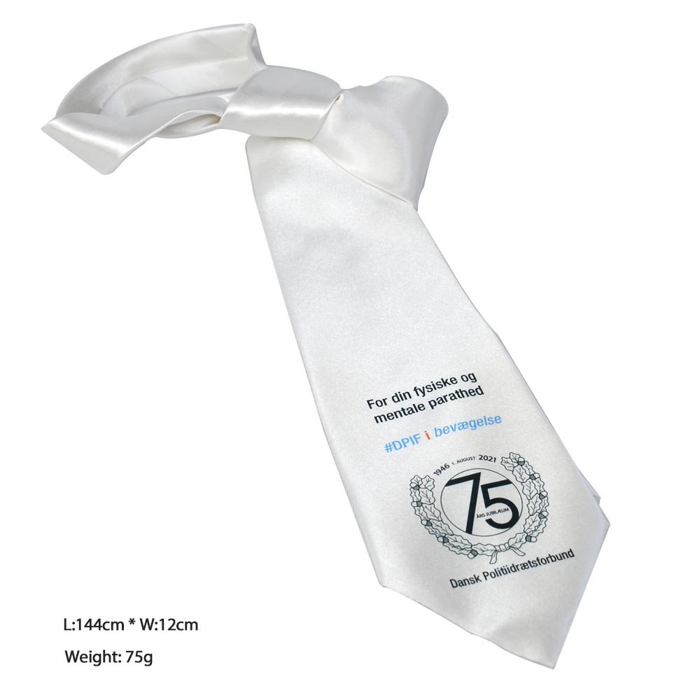 Sublimation Blanks Printing logo Neck Tie Suit Silk Fabric Polyester Glossy Father'Day Gift Printable Casual Men Ties