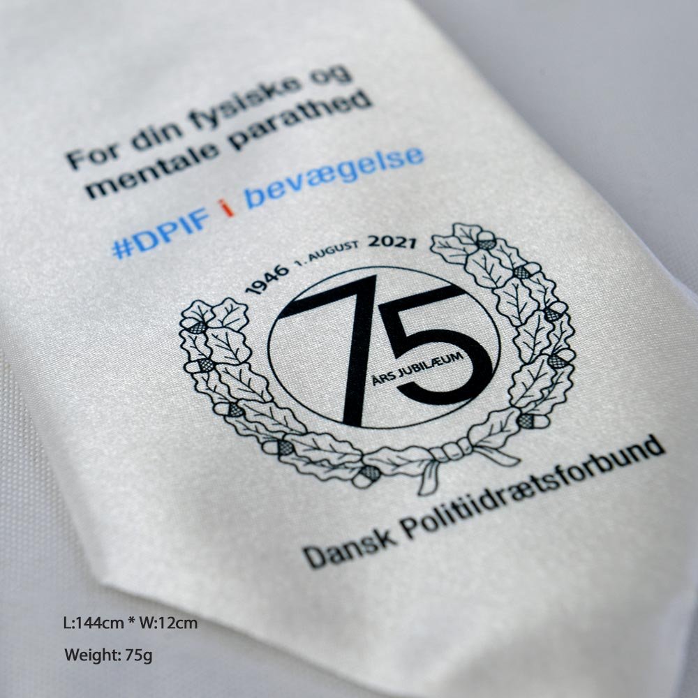 Sublimation Blanks Printing logo Neck Tie Suit Silk Fabric Polyester Glossy Father'Day Gift Printable Casual Men Ties
