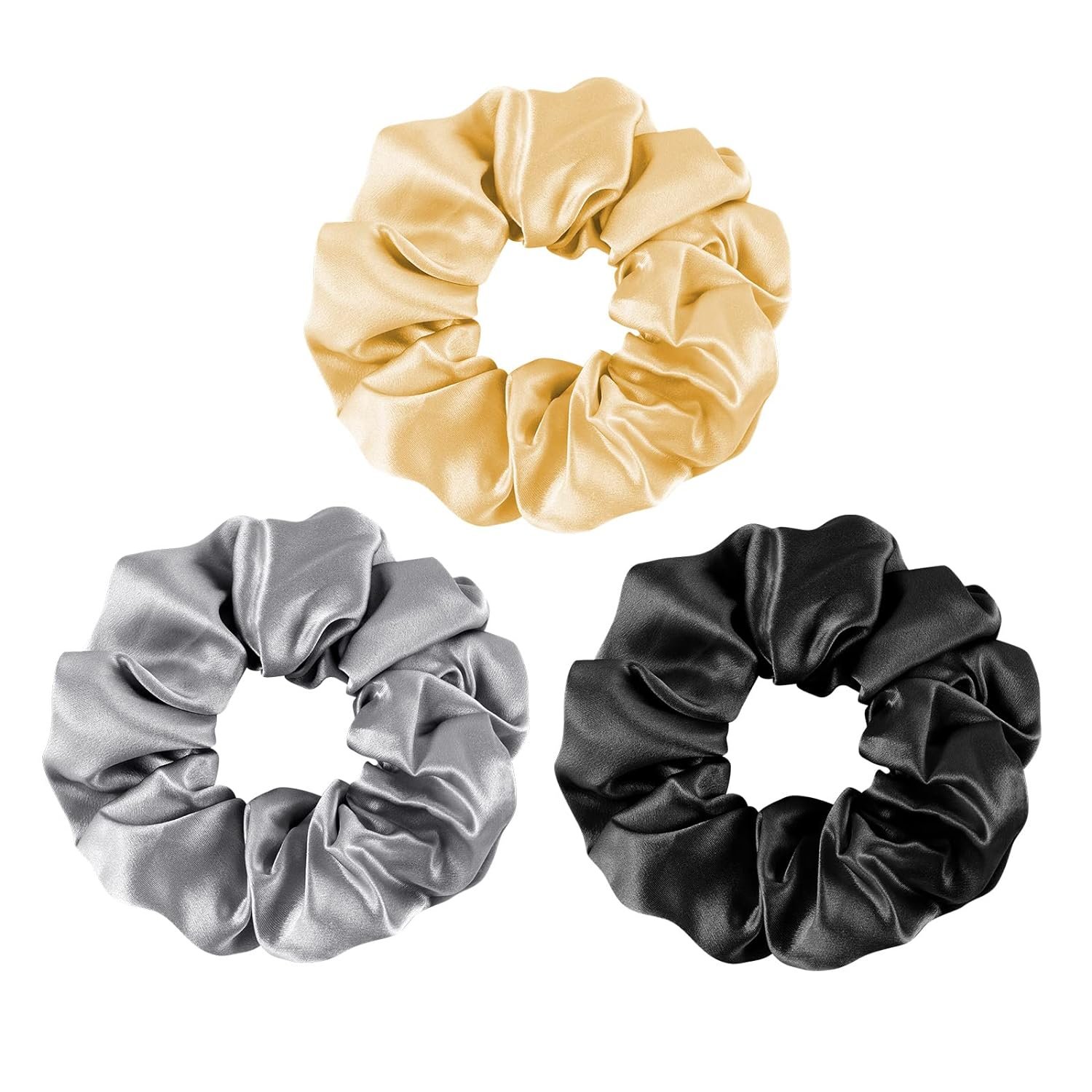 manufacturing custom big oversized large jumbo xxl elastic hair scrunchies 6a 19/22 momme 100% pure mulberry silk scrunchy