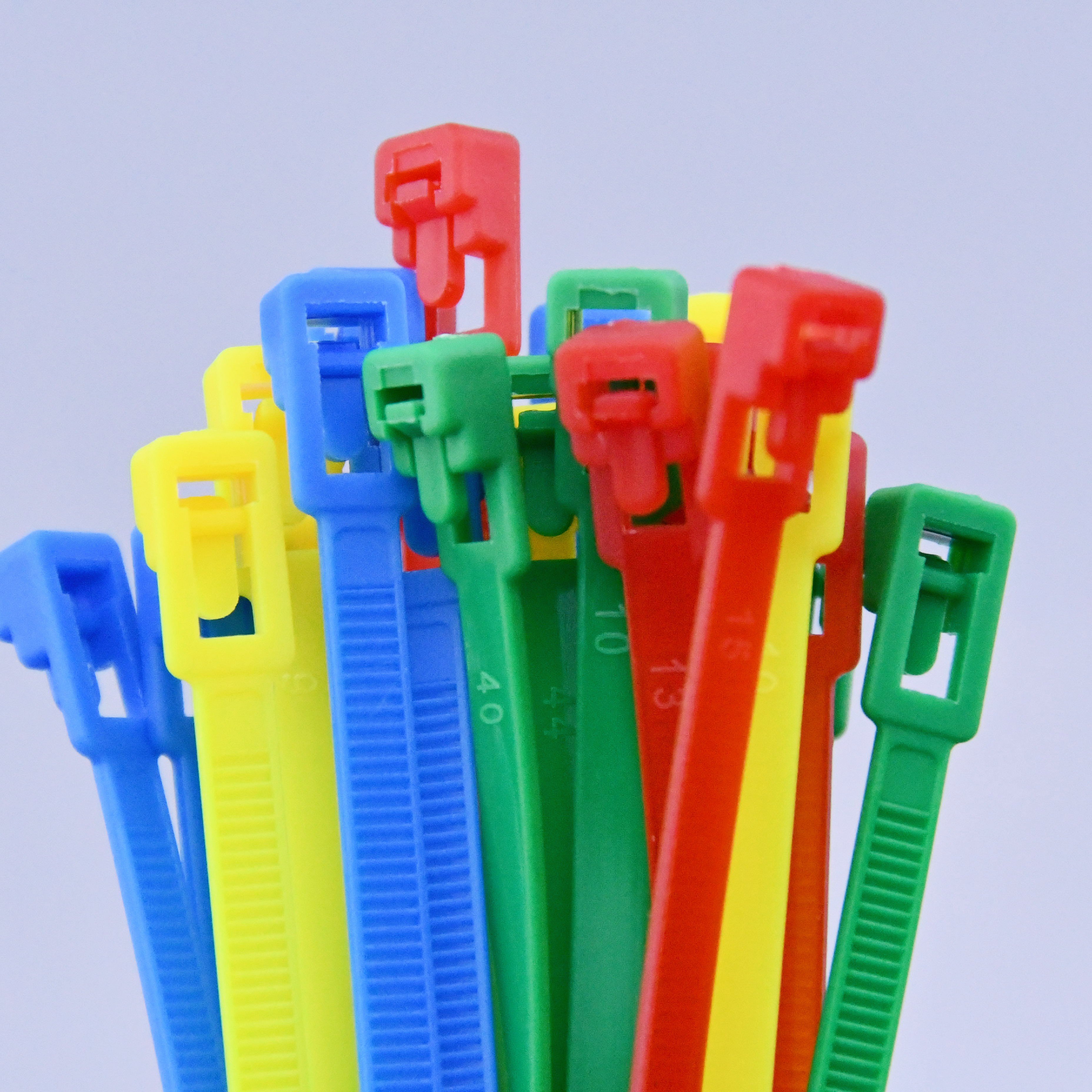 7.2*250 mm and other sizes Angke Reusable High Tensile Strength Nylon 6 Nylon 66 Cable Tie of High Quality