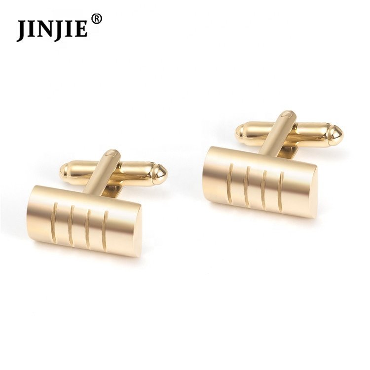 The new fashion high-grade men's French gold plated cufflinks tie clip gift set for shirt wholesale
