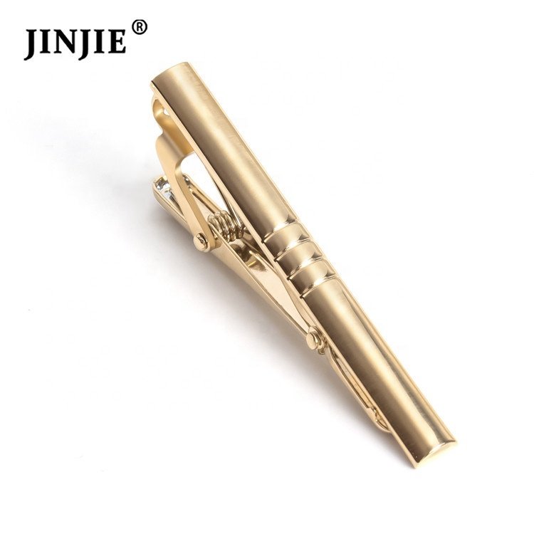 The new fashion high-grade men's French gold plated cufflinks tie clip gift set for shirt wholesale