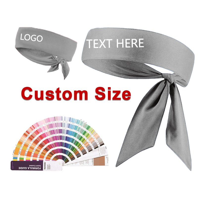 2024 Factory Unisex New Workout Sports Wide Elastic Athletic Head tie Men Women custom headband