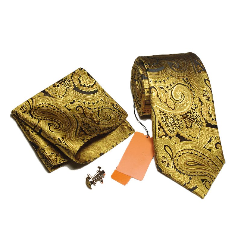 Custom Design 100% pure Silk Men Tie And Pocket Square