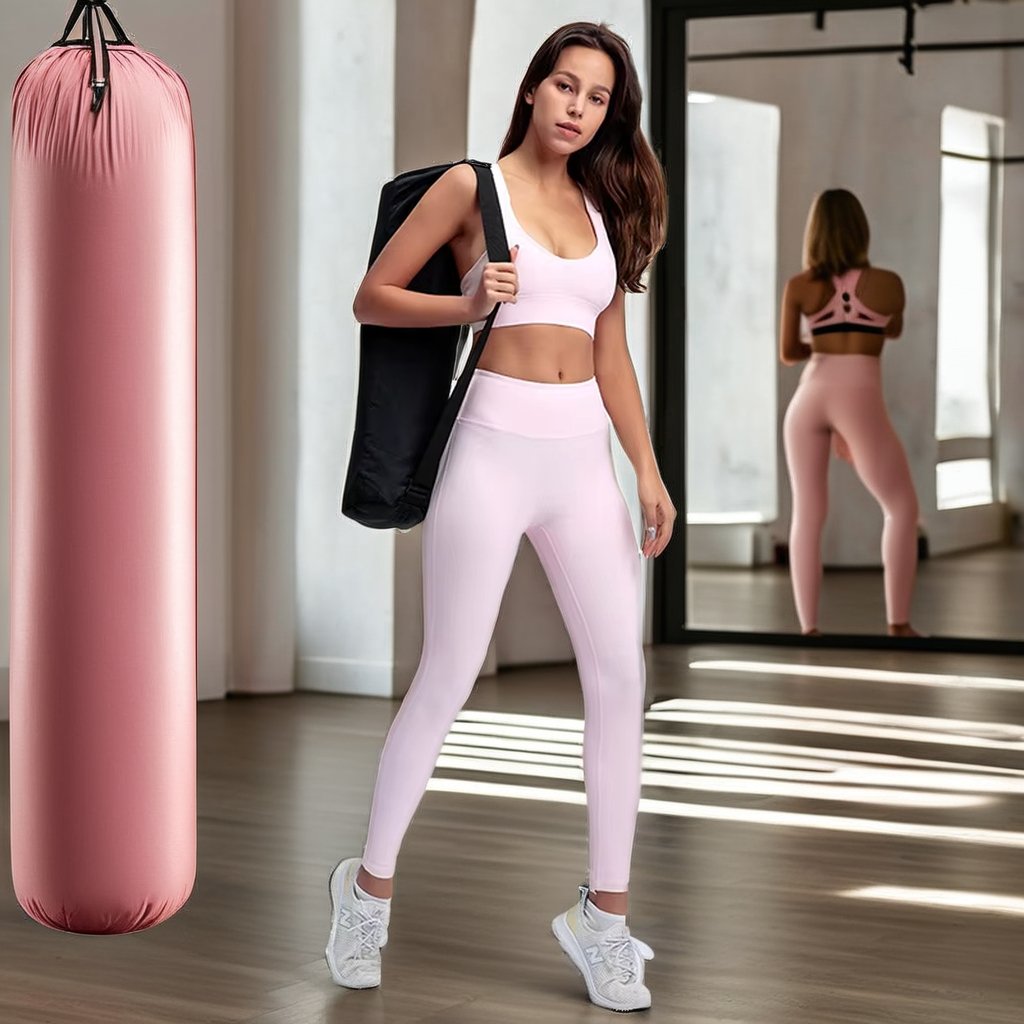 Woman Gym Sets 2 Piece Sport Bra Cross Back Seamless Yoga Set Running Leggings Gym Clothing Athletic Yoga Suit
