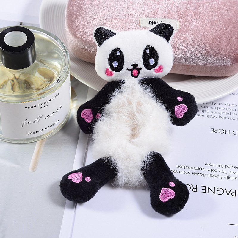 New Korean Cute Plush Animal Elastic Hair Bands Frog Cat Hair Rope Ties Children Barrette Head Wear Girls Women Hair Accessories