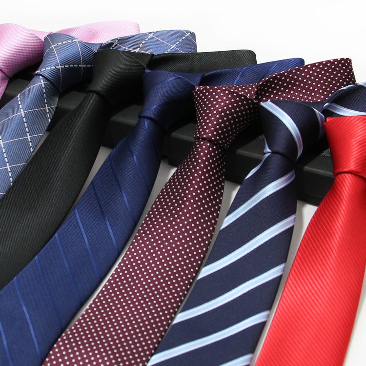 Customized Embroidered Tie Logo for Men's Business Team Embroidered Print Formal Clothing, Workwear Accessories, Polyester Tie