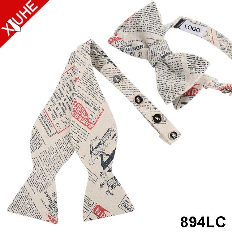High Quality Wholesale Wool Self Bowties Mens Cheap Polyester Striped Bowtie Wholesale Linen Cotton Self Tie Bow Ties