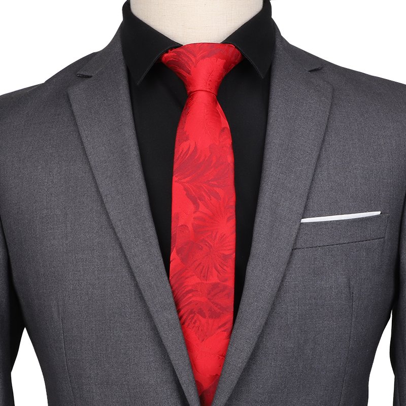Fashion Classic Floral Men Casual Ties Flower Printed Design Men Polyester Neckties