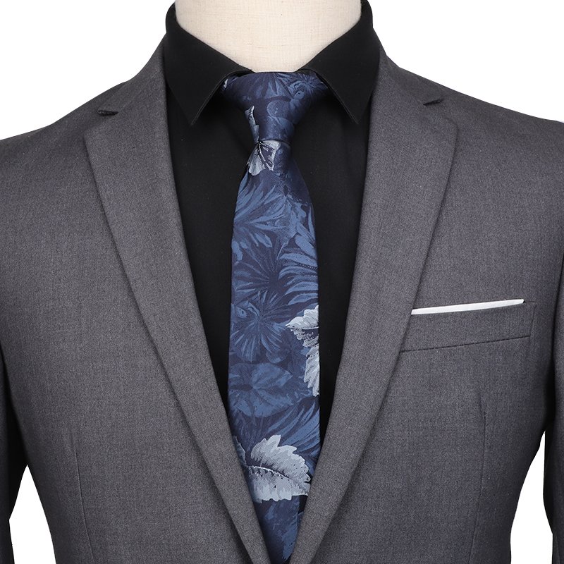 Fashion Classic Floral Men Casual Ties Flower Printed Design Men Polyester Neckties