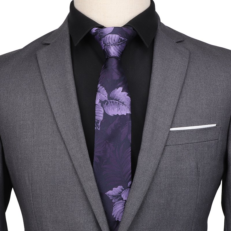 Fashion Classic Floral Men Casual Ties Flower Printed Design Men Polyester Neckties