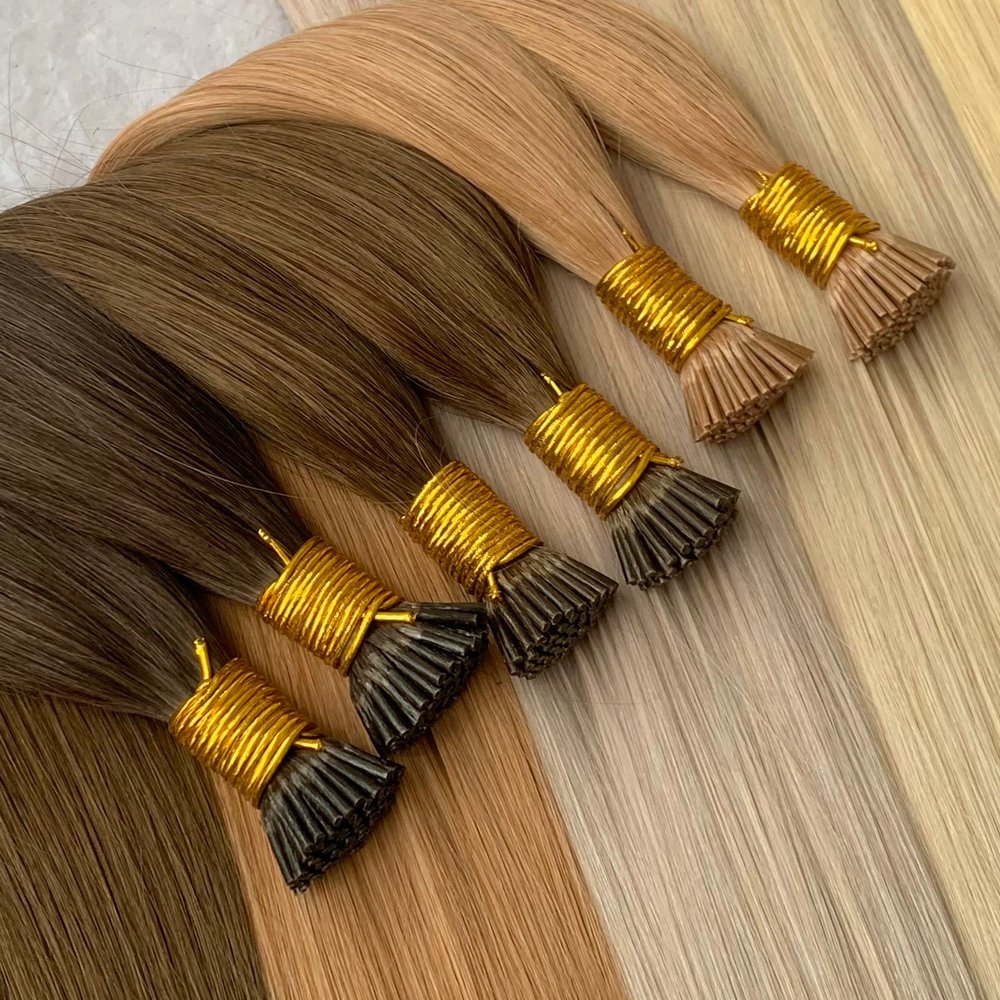 Fast Shipping Keratin Cuticle Aligned I Tip Hair Remy Russian 100% Human Hair Extensions Double Drawn itip Raw Virgin Hair