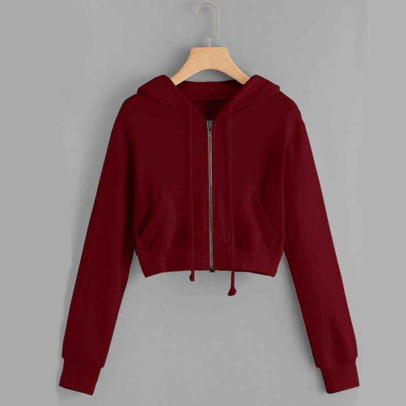 OEM women cropped hoodie set cropped zip up hoodie manufacturer distressed blank cropped hoodie unisex oversized custom logo