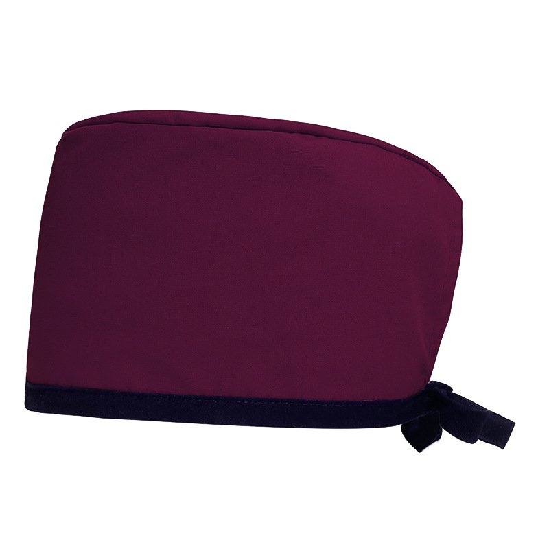 Free Size Unisex Medical Scrub Cap Solid Sweatband Multi-Color Set Tie Back Hair Working Hat Working Surgical Cap Nurse Hats