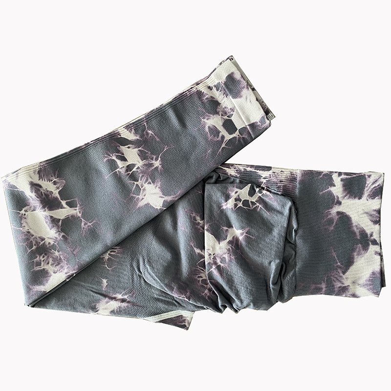 S-XL Women's Sports Tie Dye Leggings High Waist Gym Fitness Yoga Push Up Leggings Ladies Seamless Hip Lifting Tights Pants