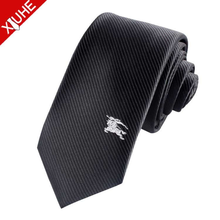 Custom Lot Mens Skinny Necktie Striped Famous Brand Name Company Logo Neck Tie Woven Necktie Custom Design Logo Tie
