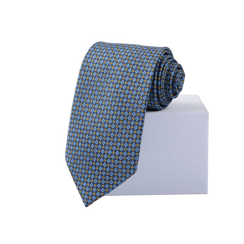 2024 Hot Selling Products New Design Men's Printed Patterned Neck Tie Custom Logo Silk Neckties for men