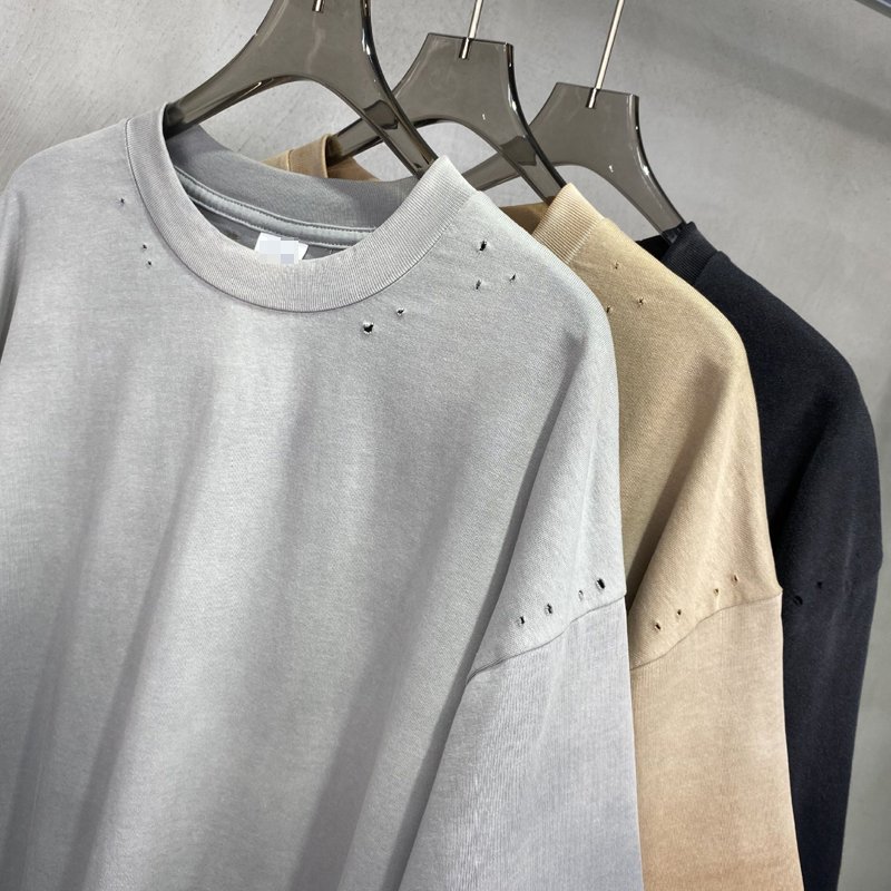 OEM personalized designs custom print tees vintage acid wash out t shirt oversized casual men Retro tie-dye distressed t shirt