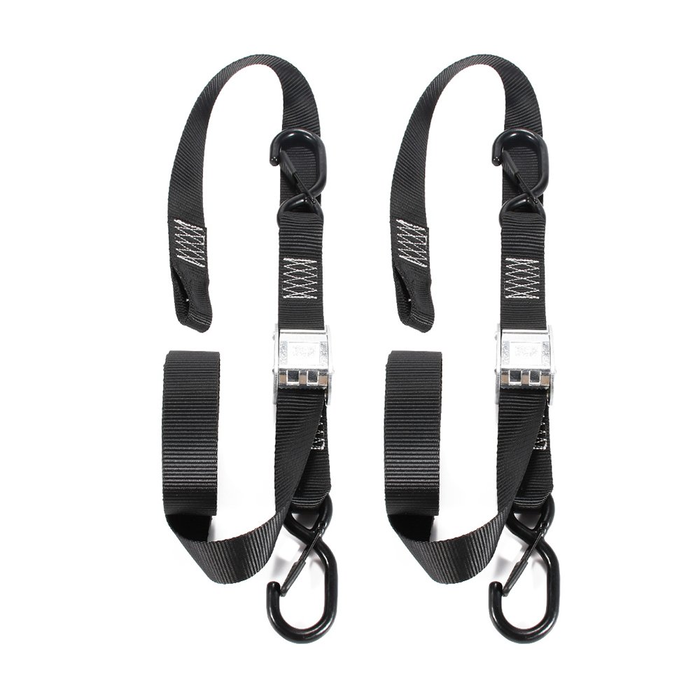 Customizable 2pk 1.5 inch 38mm 1200kgs Heavy Duty Motorcycle ATV Accessories Cam Buckle Tie Down Straps