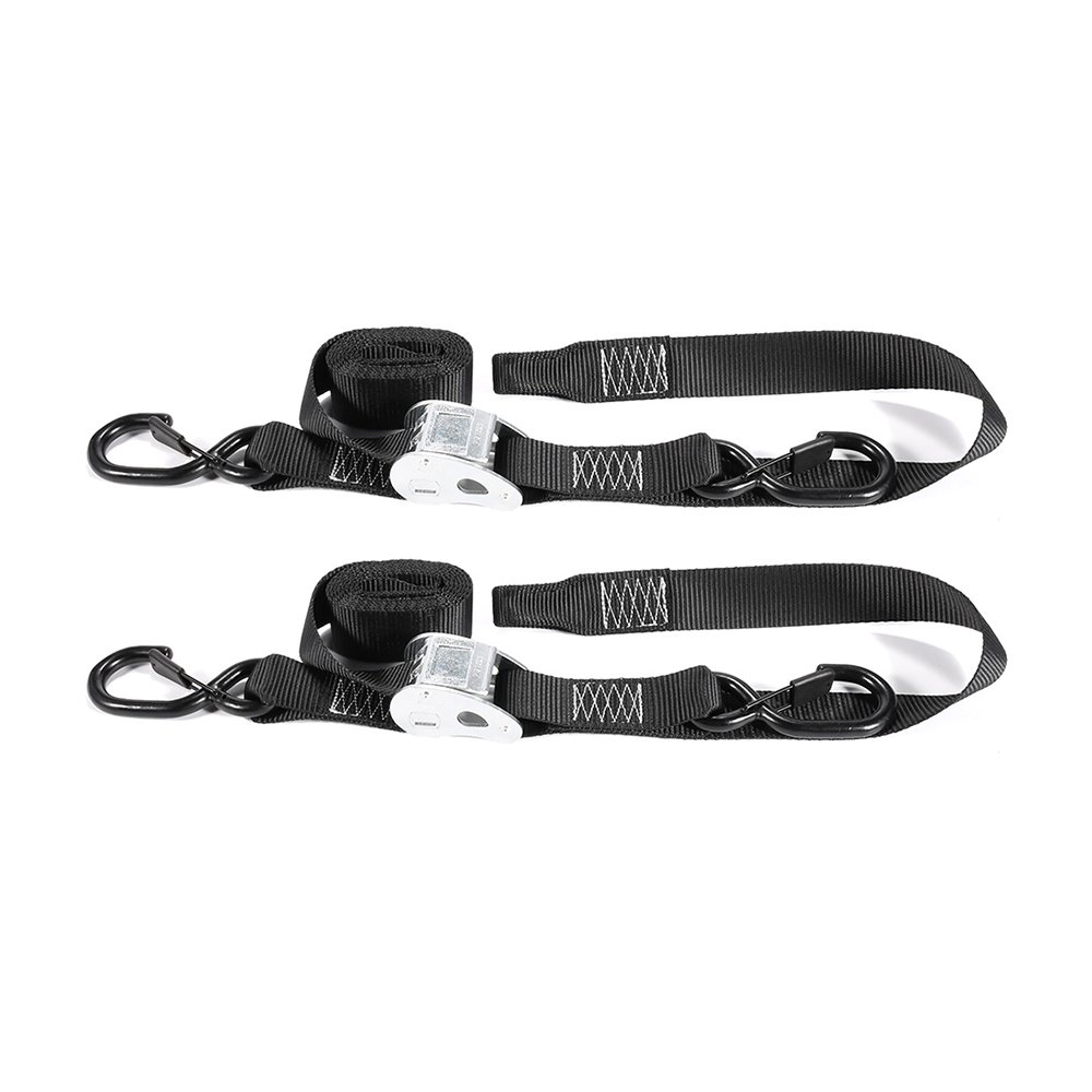 Customizable 2pk 1.5 inch 38mm 1200kgs Heavy Duty Motorcycle ATV Accessories Cam Buckle Tie Down Straps