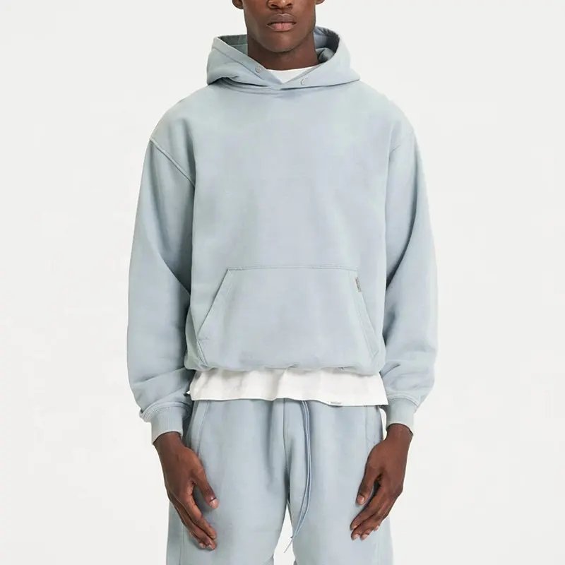 Wholesale custom xxxxl pullover hoodie heavy weight sweatshirts streetwear tie dye stone wash vintage hoodie