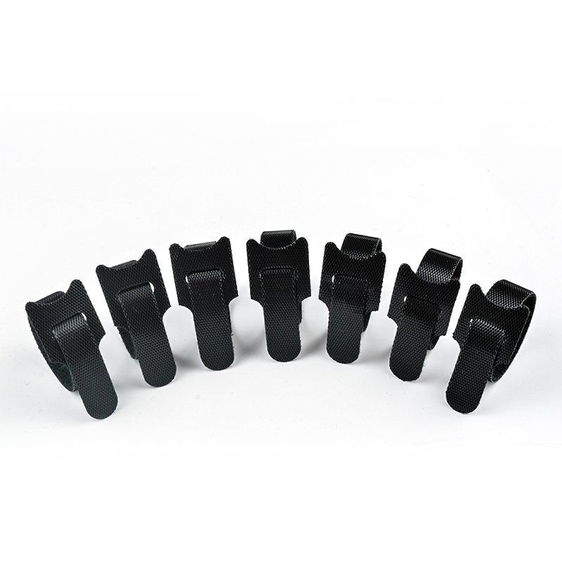Custom logo Factory Supply nylon cable tie hook and loop organizer back to back Cable Ties