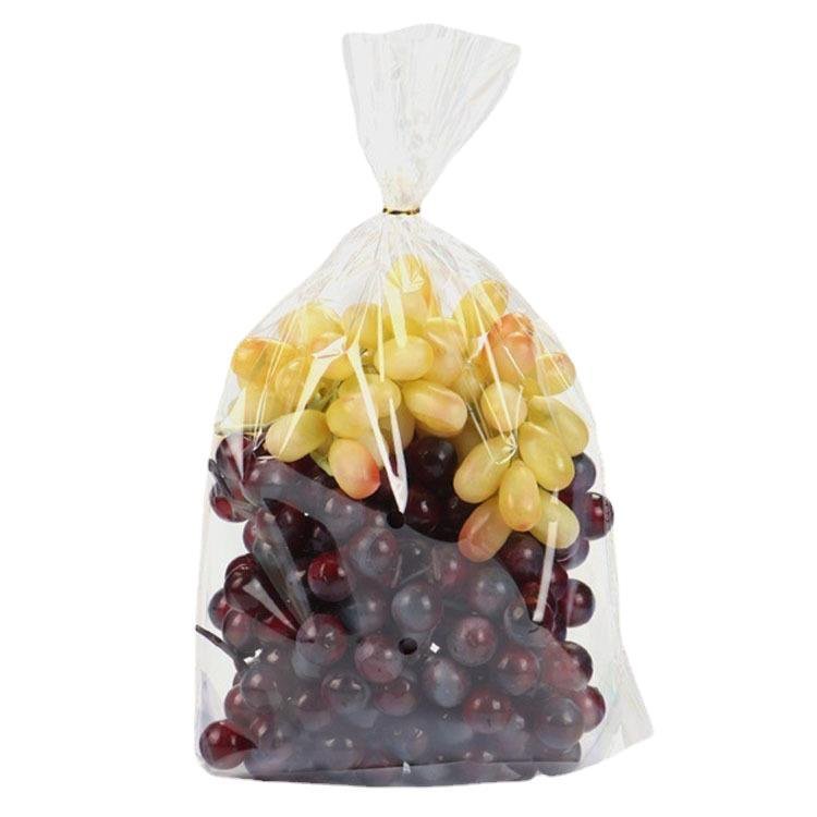 Fresh fruit preservation disposable fruit self-sealing portable grape bag high quality fruit packaging bag