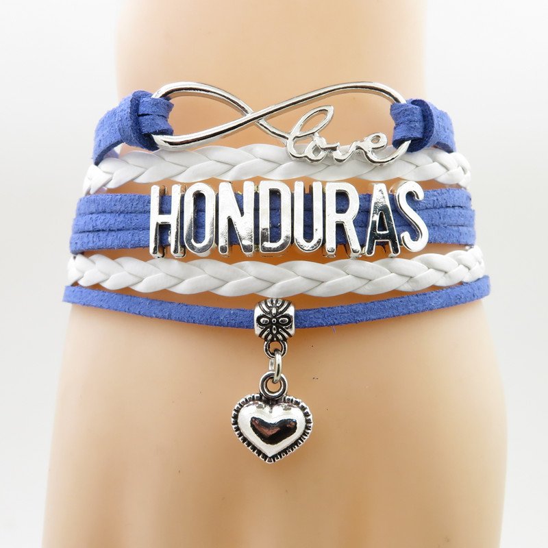 80 Models Caribbean Honduras Flag Map Tie Clip Lapel Pin Ring Brooch Cuff Link Necklace Bracelet Earrings Key Chain Jewelry Set