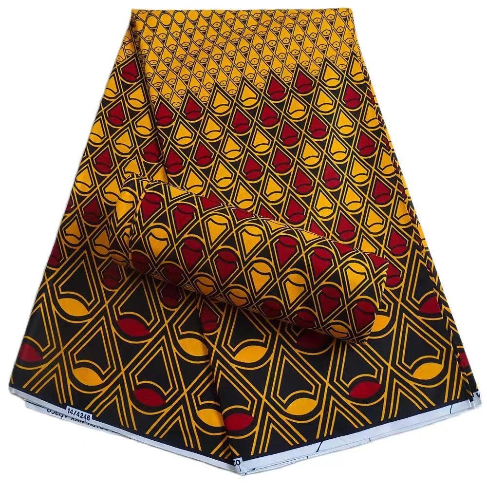 100% cotton Super quality Ankara real printed wax fabric Dutch wax printed cloth fabric for dress wedding home textile