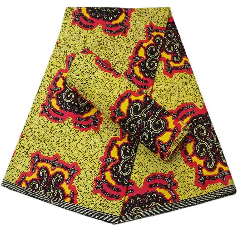 100% cotton Super quality Ankara real printed wax fabric Dutch wax printed cloth fabric for dress wedding home textile