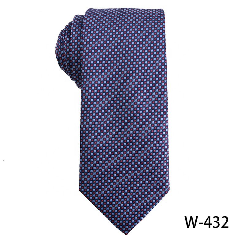 OEM Factory Designer Custom Colorful Business Neckties For Men Fashion Floral Polyester Jacquard Woven Tie For Weddings