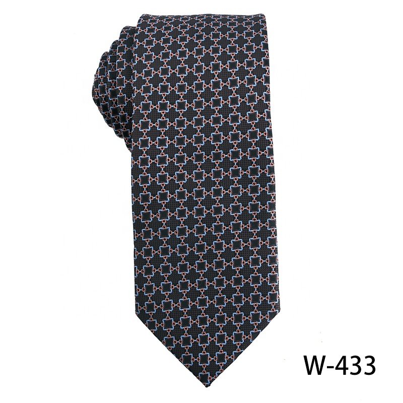 OEM Factory Designer Custom Colorful Business Neckties For Men Fashion Floral Polyester Jacquard Woven Tie For Weddings