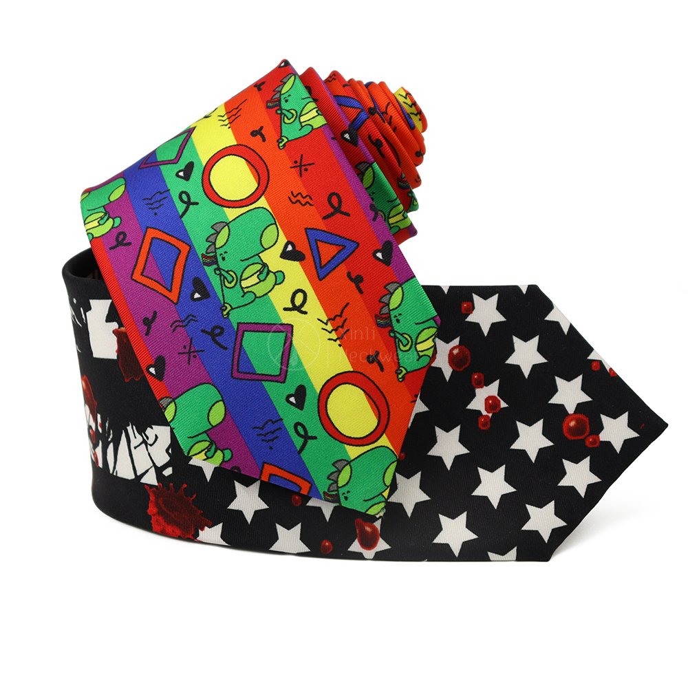 Raw Corbatas Para Hombres Silk Basketball Customised Ties Red Blue White Tie Necktie Bundles For Men Latest Designs