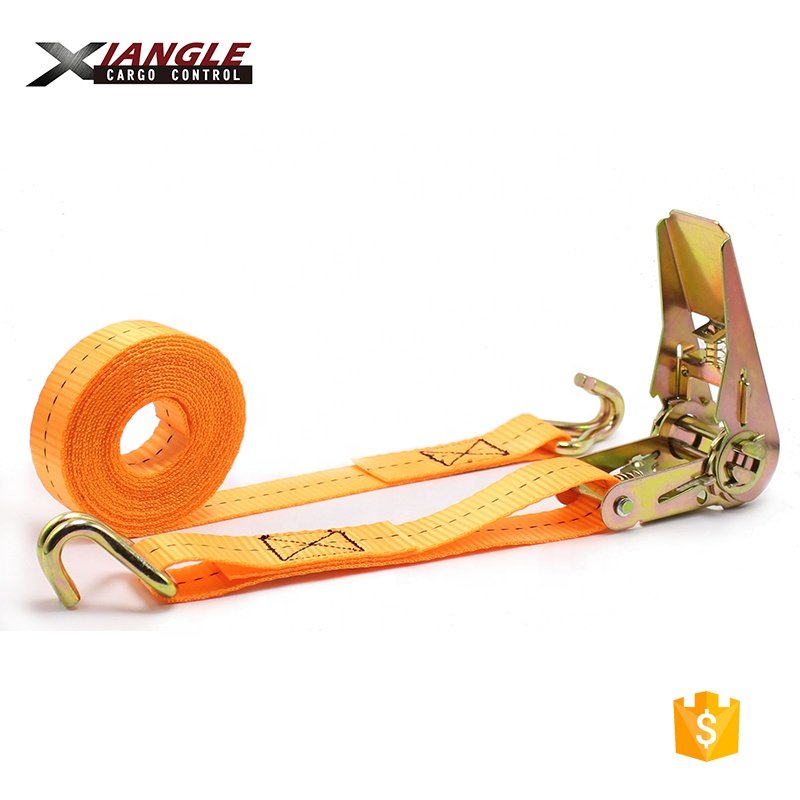 Factory Price 1inch 25mm x 6m Cargo Lashing Belt Ratchet Tie Down Straps Mini Ratchet Straps with J hooks
