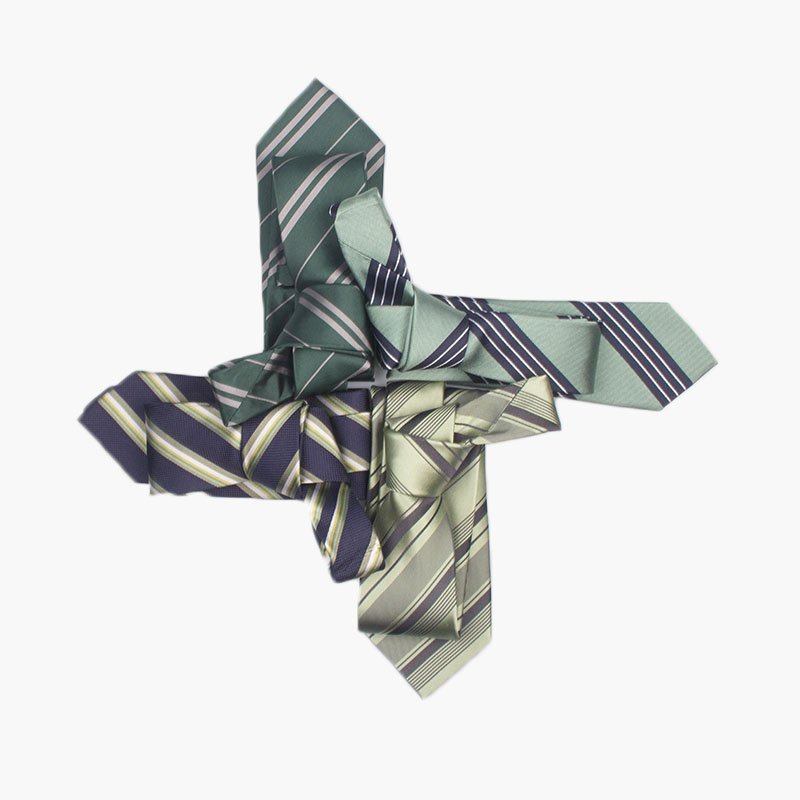 Premium Quality Business Slim Business Silk Stripe Pattern Custom 100% Silk Men Printed Neck Tie