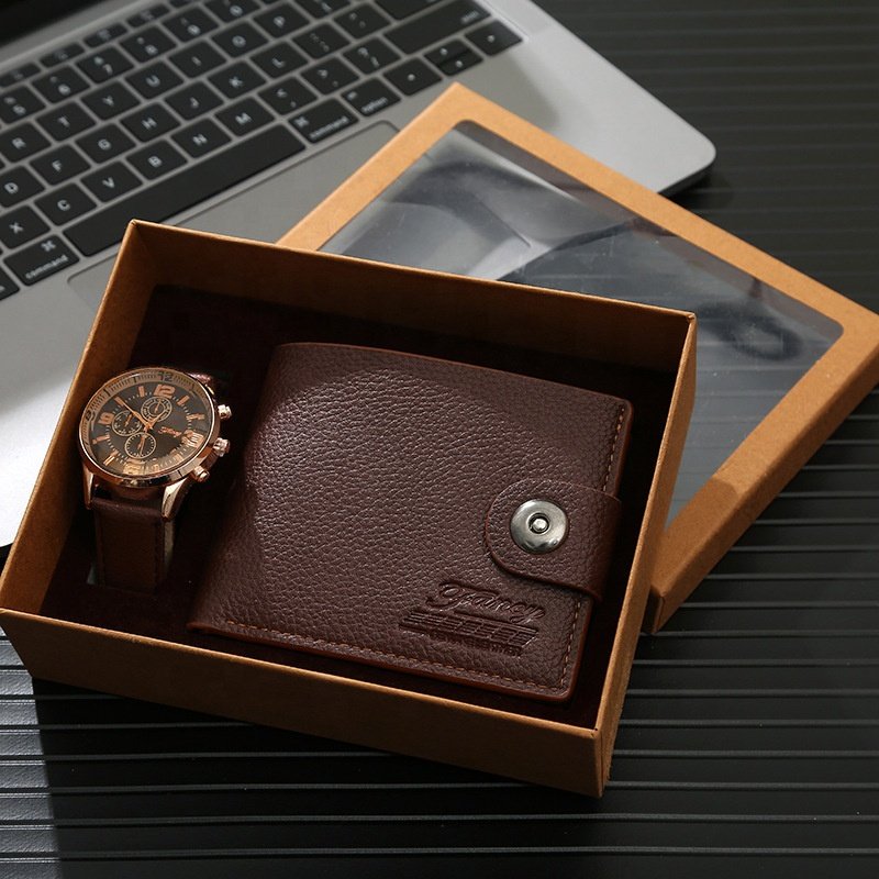 Factory direct sales purse watch belt Perfume pen Luxury birthday and holiday gifts Men's gift set Business promotional gift