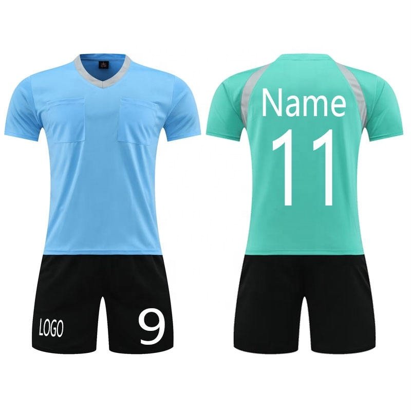 Sublimated Team Soccer Jerseys Latest Design Breathable Mesh Fabric Men France Soccer Uniform OEM Football Shirts and Shorts