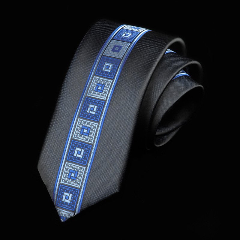 Wholesale 6.5cm Width Striped Neck Ties For Men whole pattern in centre