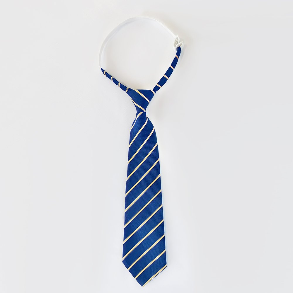 Multi-color Tie Accessories Polyester Adjustable Stripe Neck Tie and Tiebow for Children School Uniform Boys and Girls