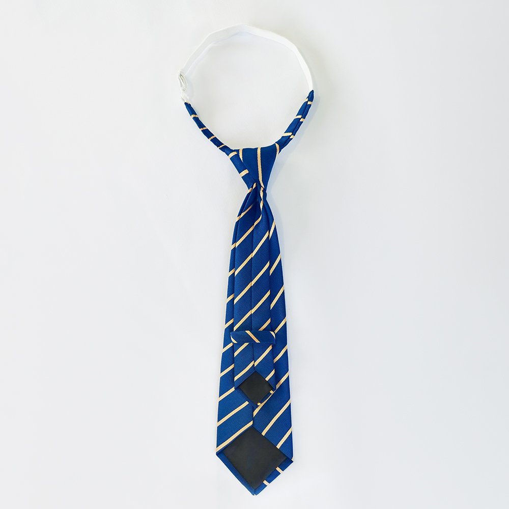 Multi-color Tie Accessories Polyester Adjustable Stripe Neck Tie and Tiebow for Children School Uniform Boys and Girls