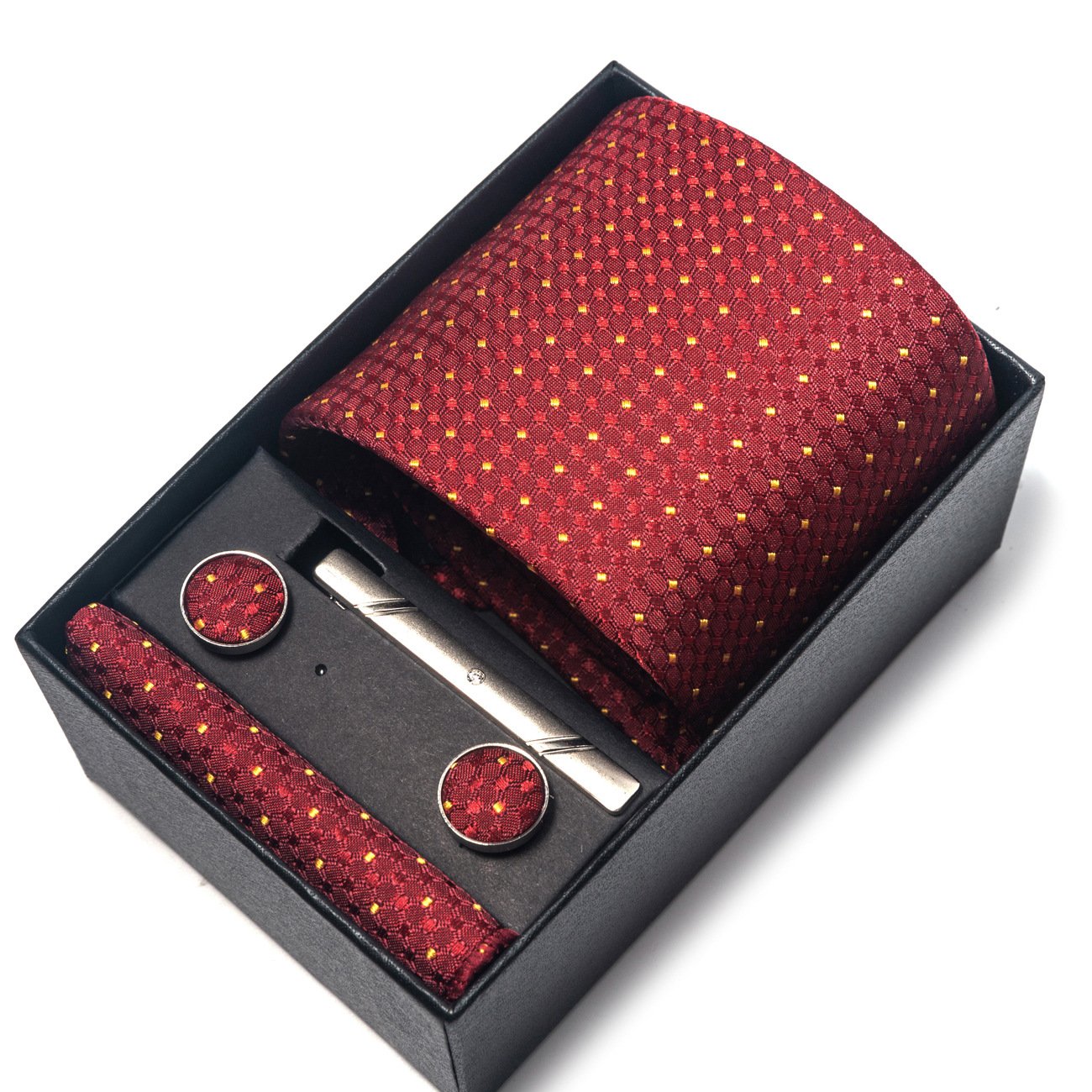 AIQI High quality men neck ties Gift box men's tie business formal wear silk ties for men